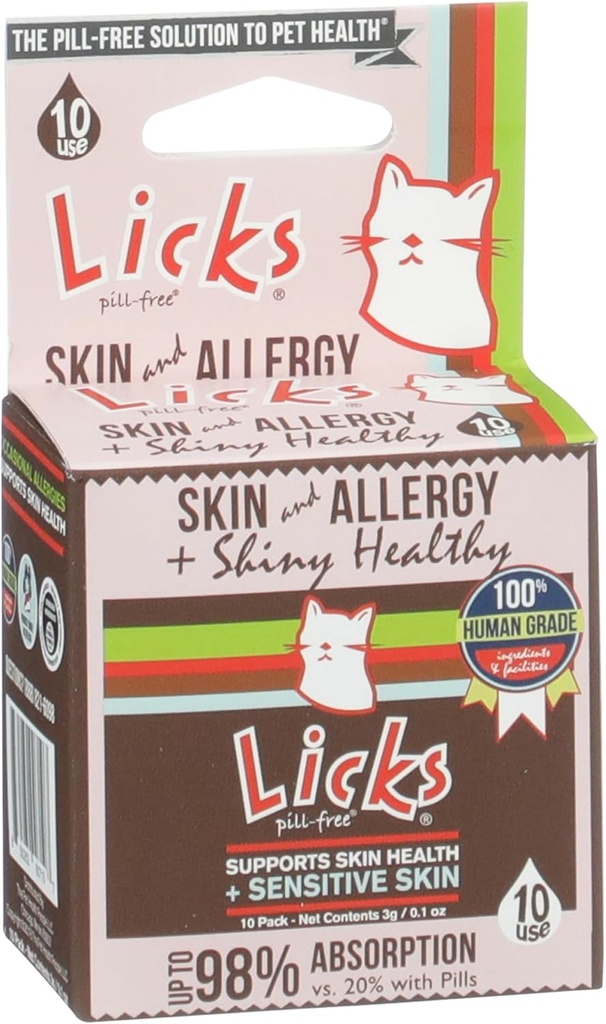 Linguriţe - Alergie la pisici - Piele de pisică şi alergie - LiquiPaks - 10 Utilizare
