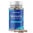 Santo Remedio Memoria, Brain Health Booster, ajută la consolidarea conexiunilor neurale, ajută la îmbunătățirea atenției, memorie și concentrare, 30 Serviri, Gluten gratuit, Non-GMO