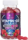 Vitamina D3 Suplimentul Gummy 5000 UI (125 mcg) Vitamine dietetice D pentru bărbaţi şi femei - Bone, Dinţi, Musculare şi Immune Health Support, Înalta Potenţă VIT D3 Natura Non-GMO & Gluten Free - 120 Gume