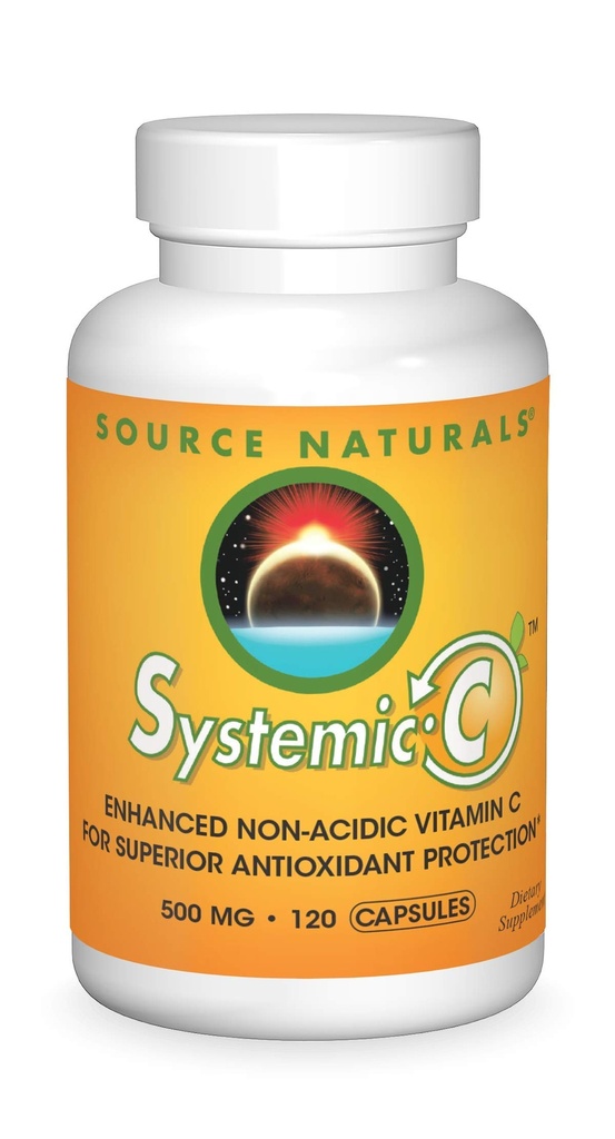 Sursa Naturals Sistemic C, 500mg - 120 capsule