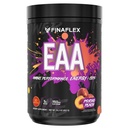 FINAFLEX EAA, Psycho Peach - 14,2 oz - Promovează performanța, energia și reducerile - cu BCAAs, L-glutamină, L-Arginină, Acetil-L-Carnitină și Cafeină - 30 Serviri