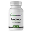 LowTE Florida® Supliment probiotic - 60 capsule, 60 mg, Probiotice pentru sanatate digestiva si suport imunitar cu Lactobacillus acidophilus, Lactobacillus Rhamnosus & Bifidobactery Longum