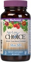 Bluebonnet Nutrition Age-less Choice Whole Food-Based Multiple pentru barbati 50+ Caplete, 90 Conte