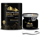 Shilajit Pure Himalayan Organic Shilajit Resin Supplement- Gold. Grad cu 85+ urme minerale cu 75% acid fuzilic, energie globală și suport imunitar, Shilaj pur pentru bărbați și femei, 65g