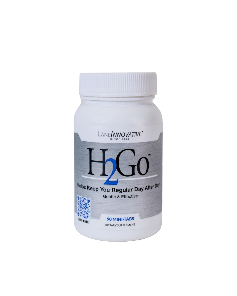 Lane Labs - H2Go, ajută la eliminarea constipației și neregularității, Gentle și eficiente, Suplimentul mineral natural, Sprijină Colon și Digestive Health, Nu Iritație artificială (90 Mini-tabs)
