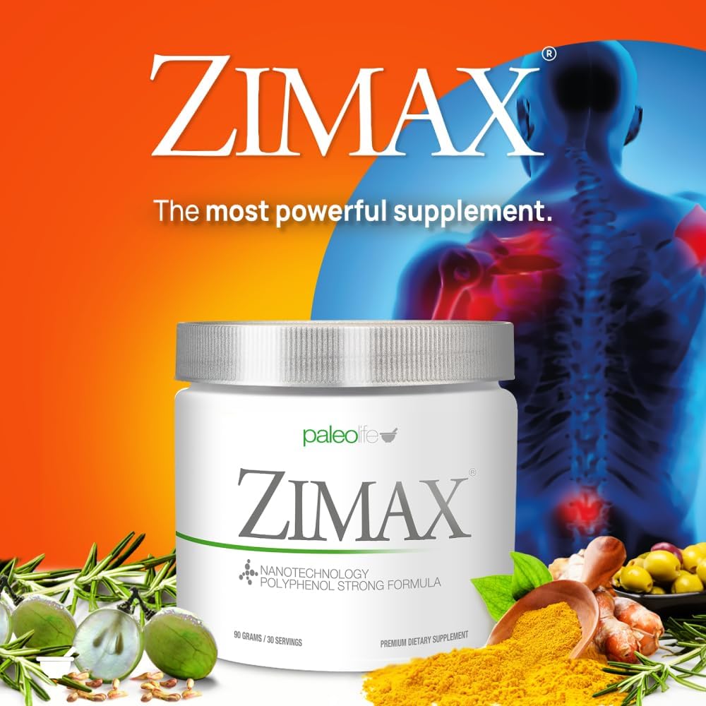 ZIMAX Super ANTIOXIDANT - 100% natural - curcumina de înaltă absorbţie, extract de rozmarin, extract de seminţe de struguri, extract de frunze de măsline ORAC 3,451,770 (Canister) 90 Grams (2-Pack)