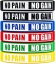 Nici o durere No Gain Wristbands Motivational Bulk Inspirational Silicon Fitness Bratele Stretch Unisex Sport Wristbands pentru adolescenti Barbati Femei