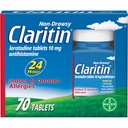 Claritin Medicină pentru alergii de 24 de ore, Prescripţie pentru alergii non- Drowsy