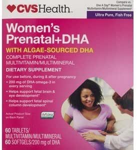 CVS DHA Multivitamine prenatale 2 Step Program comprimate - 60 zile