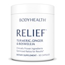 Bodyhealth Inflam Relief, Supliment comun, Ajutor pentru spate, genunchi, mâini, cu Turmeric, Boswellia, Ginger, Toate naturale, non-GMO, Gluten gratuit (90 capsule)