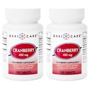 Suplimentul Cranberry de mare capacitate - 450 mg tablete de cranberry pure pentru tractul urinar Sănătate Prevenirea UTI naturale pentru bărbați și femei- OMG-, Gluten și lactate Concentrat gratuit Cranberry 100 Conte (2pk)