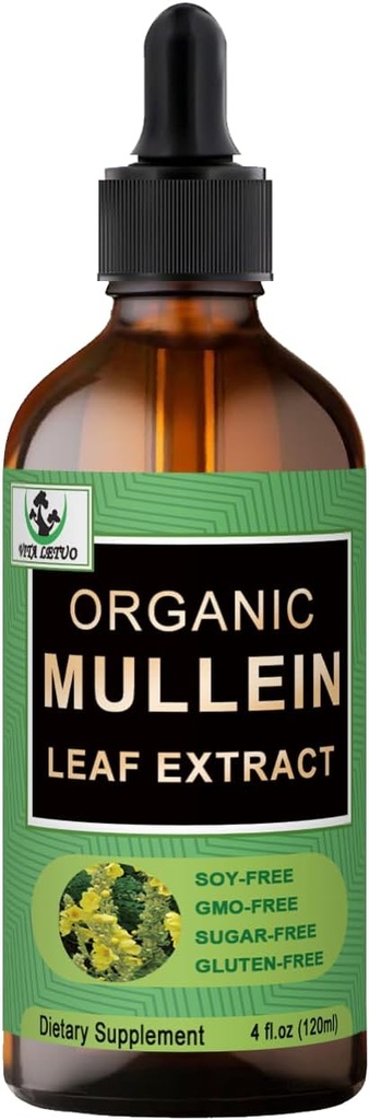 Extract organic de frunze de Mullein pentru plămâni