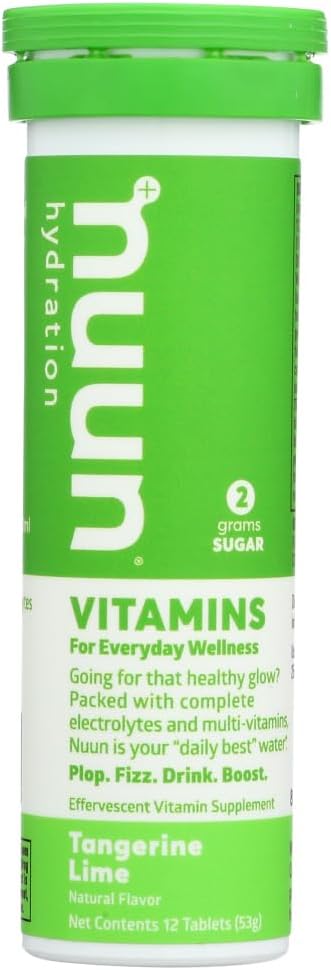 Vitamine Nuun: supliment zilnic de hidratare lămâie tangerină (3 tuburi a 12 Taburi) 3