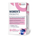 Natura Probiotics-for-Women cu Prebiotice, Cranberry și D-Mannose, 60-Billion-CFUS, Femei Probiotice pentru Sănătate Digestivă/Gut Health/Immune Booster