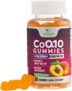 CoQ10 Gummies 100mg - 3X Putere, Absorbţie ridicată, Supliment antioxidant pentru Heart Health Support & Energy Production, Ultra Coenzime Q10 Vitamine, Coq 10 Suplimente, Non-GMO - 30 CoQ10 Gummies