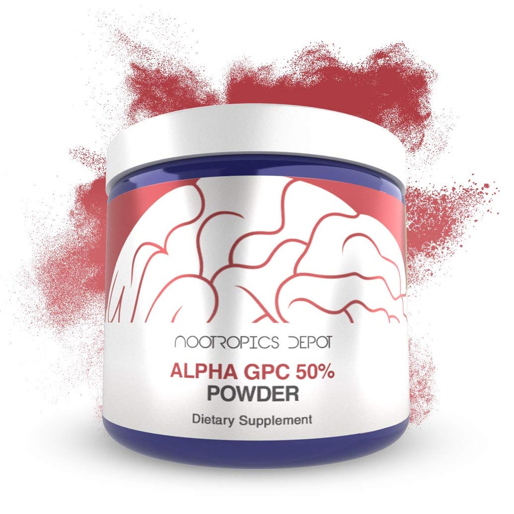 Nootrops Depot Alpha GPC pulbere (50%) 