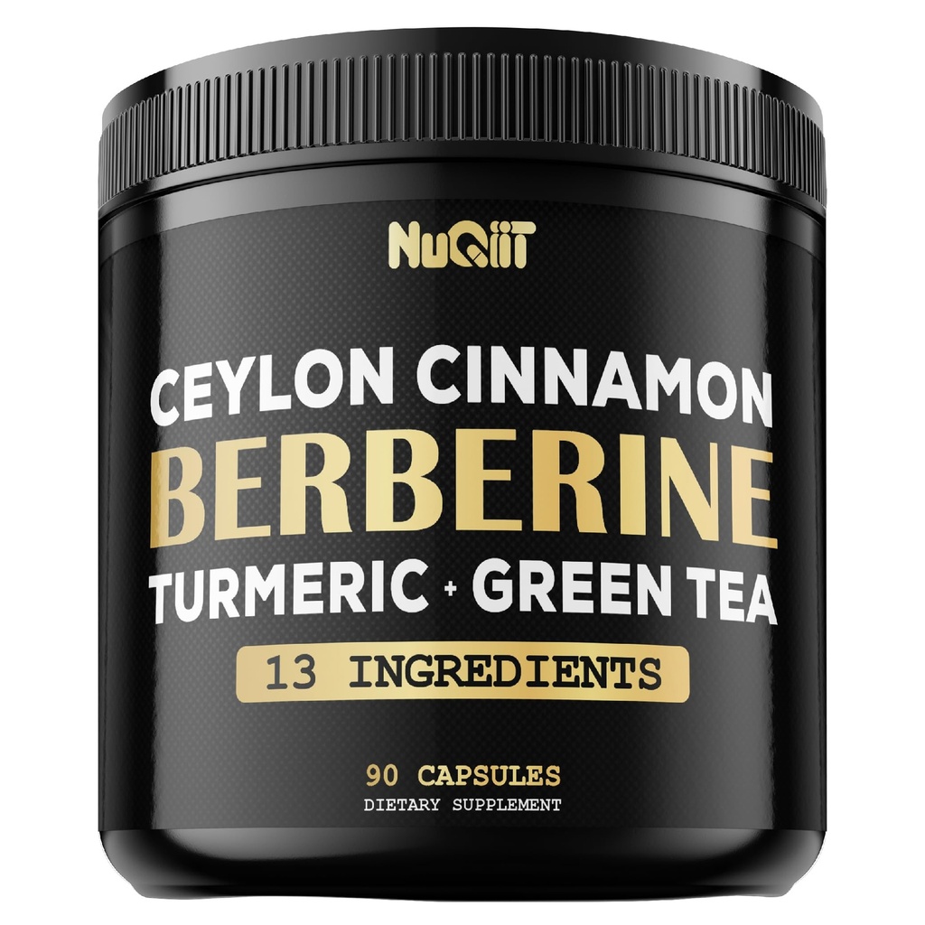 Berberine Supliment. Adăugat Curcumina Turmeric, Ceai verde & mai mult - Suport Heart Health, Managementul corpului și sistemul imunitar - 90 capsule pentru 3 luni de aprovizionare