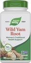Nature's Way Wild Yam Root, Women's Tradiţional Health Support*, 700 mg per 2-Capsule Serving, Non-GMO Project Verified, 180 Vegan Capsule (Packaging May Vary)