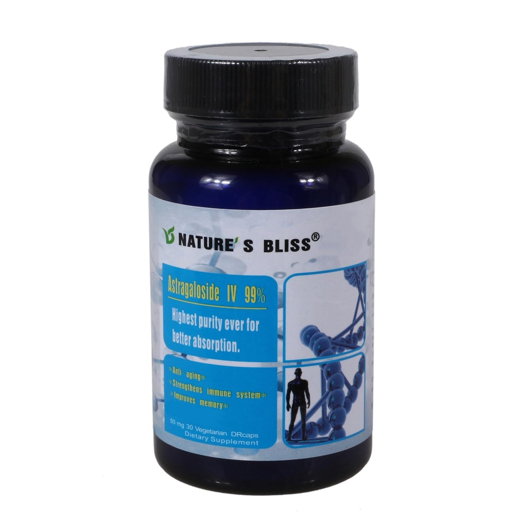 Acid de stomac natural protejat & Super- Absorbție Astragalozid IV 99%, Made in USA, 50mg, 30caps