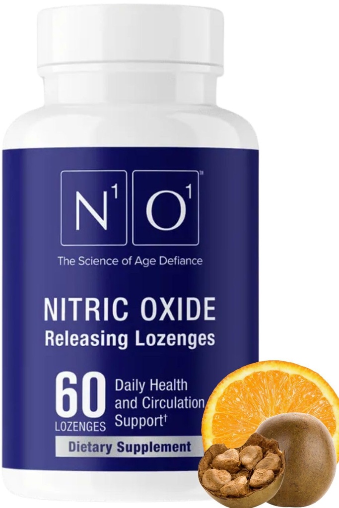 N1O1 Oxid azotic Lozenges - 60 Conte - Suplimentul oxidului azotic pentru sănătatea inimii, circulaţie, energie, fluxul sanguin, oxigenare, tensiune arterială sănătoasă, suport cardiovascular pentru bărbaţi şi femei