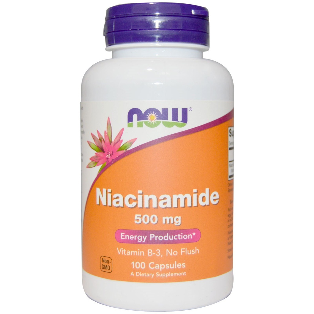 Niacinamidă 500 mg 100 capsule (pachet de 2)