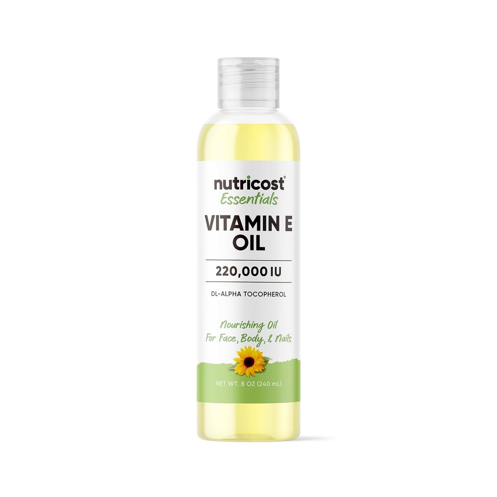 Nutricost Essentials Vitamina E Ulei (8 Onces / 230.000 UI)