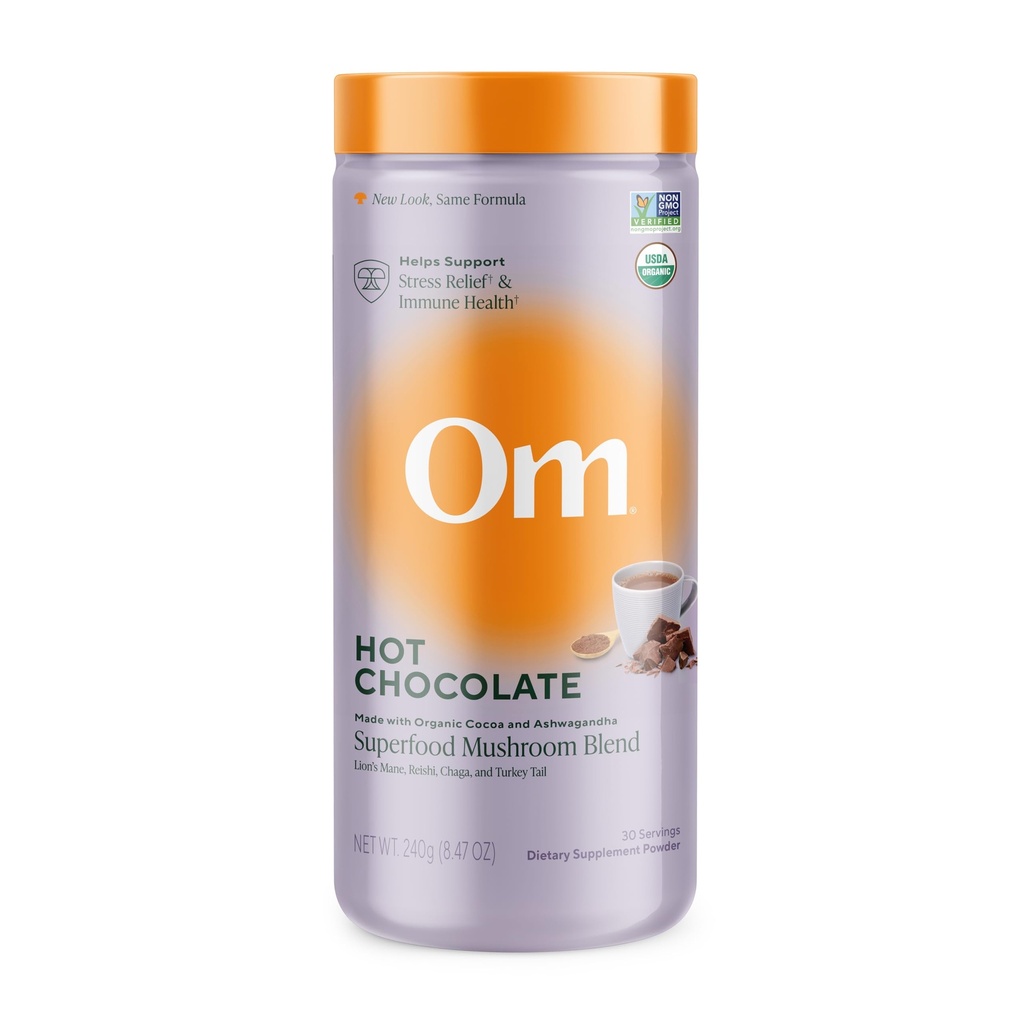 OM MUSHROOM SUPERFOOD Ciocolata fierbinte Blend 
