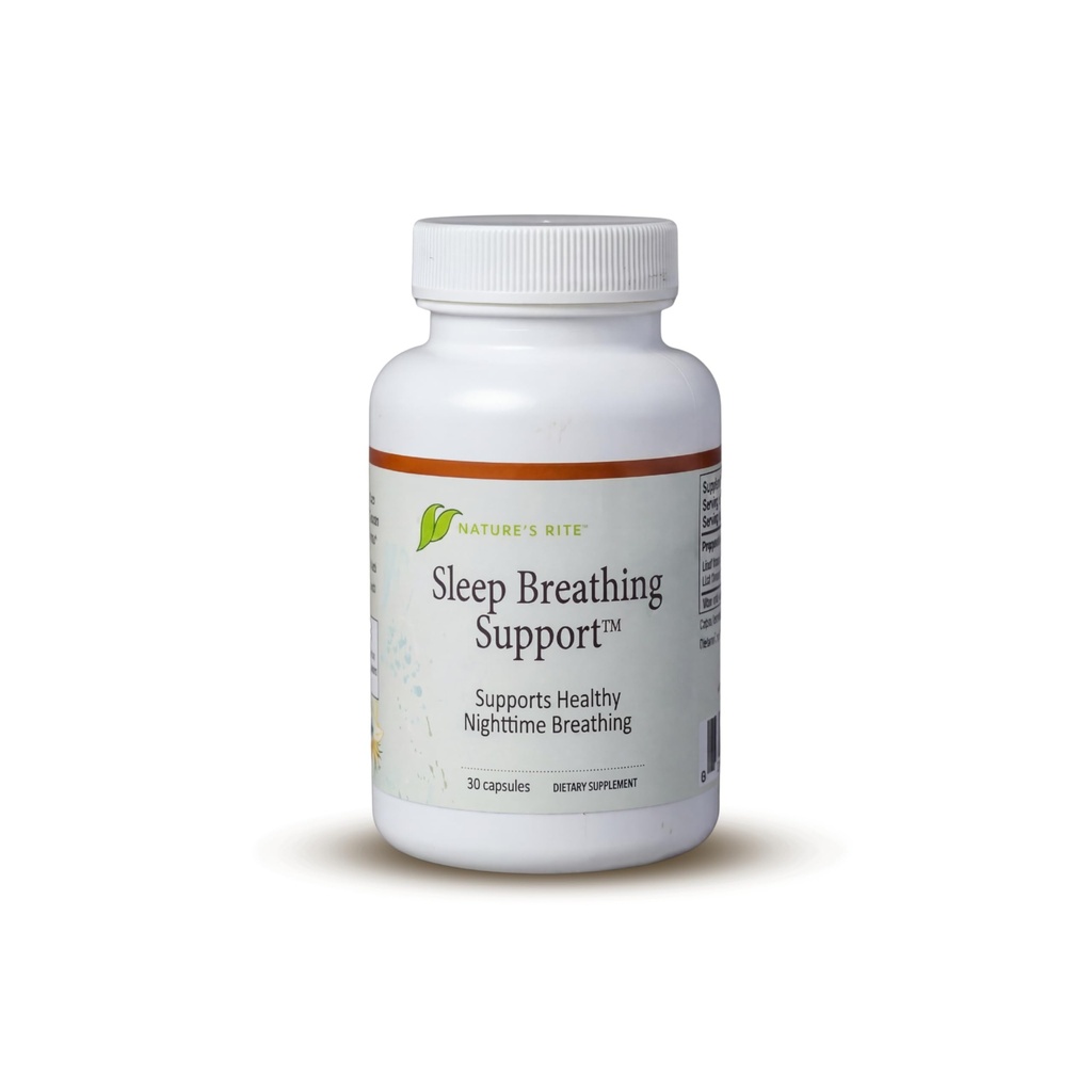 Natura Rit de somn de sprijin respiratie - Asistenta naturala pentru somn mai bun, Îmbunătățirea model respirație, 30 capsule, All-Natural Herbal Ingrediente, Made in USA