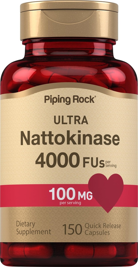Piping Rock Nattokinaza Supliment 4000 FU 