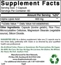 Cel mai bun natural alpha Acid lipoic 600 mg & B-100 Complex