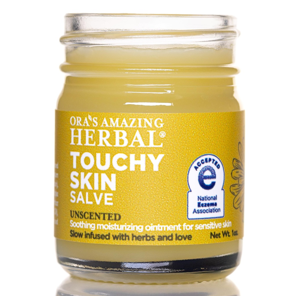 Ora uimitor Herbal, Skin sensibil Salve, Eczema Cream Tratamentul, anti-Itch Cream pentru copii și adulți, Calendula Ointment pentru sensibil natural, Fragrance gratuit, Dry Skin Balm 1 oz Dimensiune de călătorie