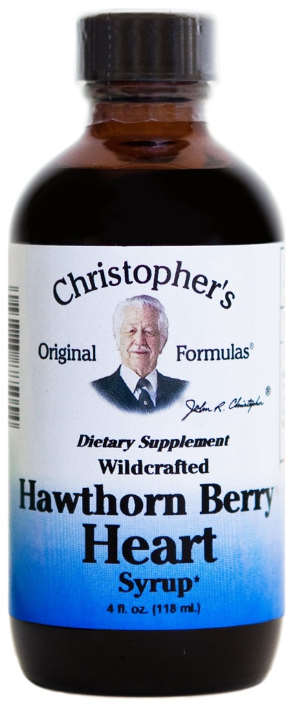 Christopher's Original Formulas Hawthorn Berry Heart Syrup, 4 Ounce