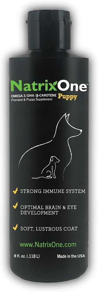100% Pure Camelina ulei pentru căței, 8 oz - sistem imunitar cățeluș și dezvoltare cognitivă Booster, de protecție - Omega 3 de NatrixOne