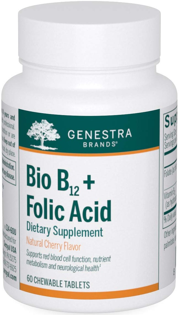 Genestra marci Bio B12 + Folic Acid 