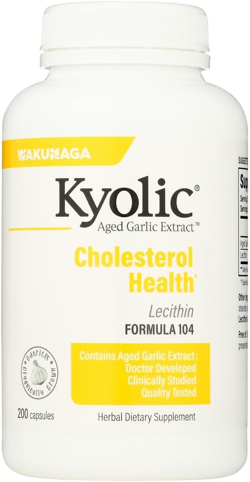 Kyolic #104 Usturoi Ext W/Lecithn 200 Cap