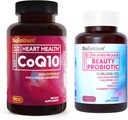 BioEmblem Beauty Probiotics pentru femei și CoQ10 cu BioPerine 90 Count