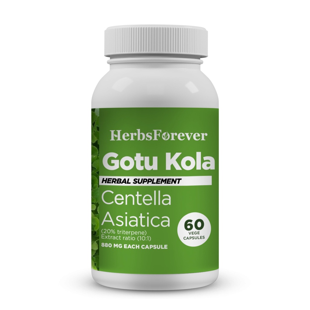 Herbsforever Gotu Kola Capsules 