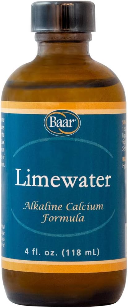 Baar Lime Water, Alkaline Calciu Formula, Concentrat, 4 oz