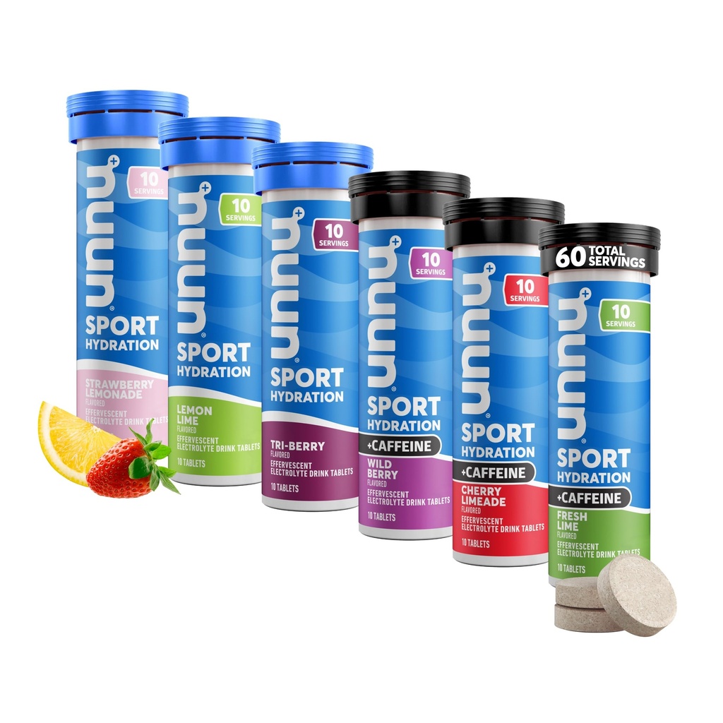 Nuun Sport + Caffeine Electrolyte Tablets 