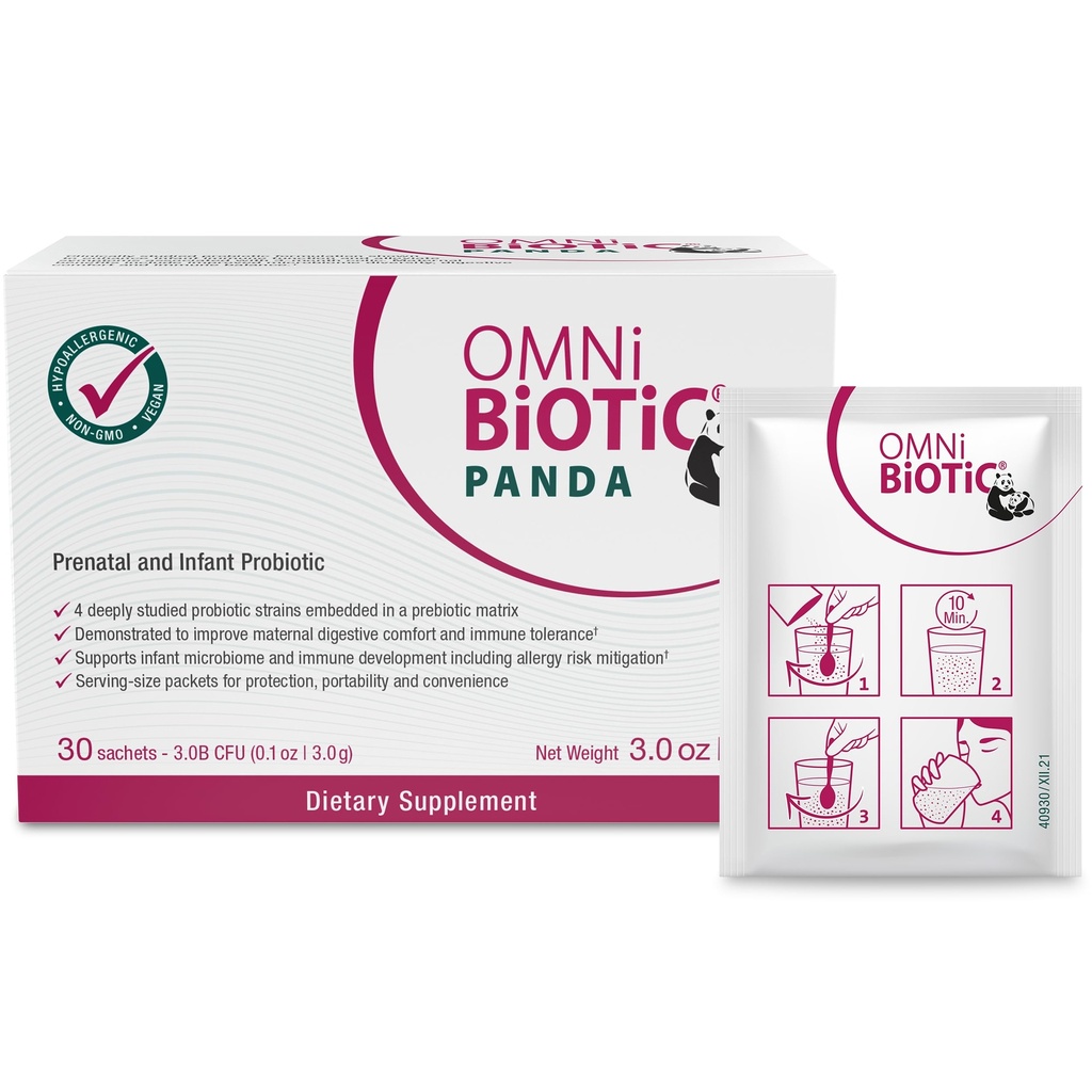 OMNi BiOTiC Panda - Probiotic pentru mama si copilul - Probiotic prenatal si infantil 