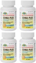 GeriCare Senna Plus Laxativ natural de legume cu Stool Softener, Docusate Sodium 50mg, Sennozides 8.6mg 100 Count (Pachet de 4)