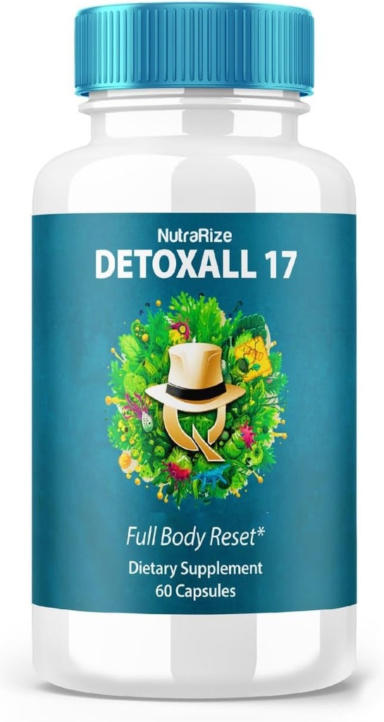 DetoxAll 17 - DetoxifiereToate 17 Reset corp complet, DetoxAll17 Supliment alimentar pentru sănătate generală și wellness, Putere maximă Toate pastilele naturale la stimularea energiei, Detoxifiere Toate 17 Recenzii (60 capsule)