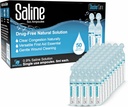 Ampoulele saline - Soluţie salină pentru nebulizator, clorură de sodiu 0,9%, Curățenie nazală pentru sugari, Copii, & Adulţi, Îngrijire nazală sterilă, Curățarea rănilor - 50 Conte (5ml fiecare)