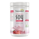 Naturade Pudră totală de proteine din soia - 13g Proteină & 150 Calorii per Servings- Non-GMO Soy - 0g Trans Fat - Lactoză & Gluten Free - Cremă de căpșuni (13 Serviri)