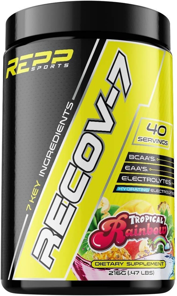 REPP Sports Recov-7 Full Spectrum EAAs și BCAAs 