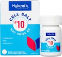 Hyland Nr. 10 Celulele de sare NAT Phos 6X Tablete, Relief Natural de arsuri la stomac, gaz, şi Indigestie, rapid Dizolvarea tabletelor, 100 Conte