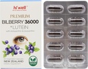 Hi Ei bine Premium Bilberry 36000 + Lutein 12 mg 60 Capsule vegetariene