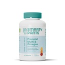 Vitamine prenatale SmartyPants pentru femei, Gume multivitamine: Omega 3 Ulei de pește (EPA/DHA), Biotină, Metilfolat, vitamina D3, C, vitamina B12, B6, A, K & Zinc, Inositol, 80 Conte (20 zile de aprovizionare)