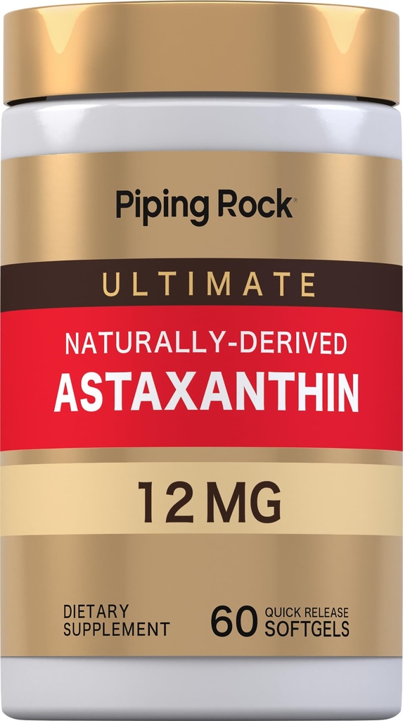 Piping Rock Astaxantină 12 mg 