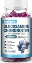 1 ambalaj 3000 mg Glucosamină Chondroitin cu MSM Gummies & Elderberry, Extra Putere Suport comun Sănătate, Flexibilitate, Antioxidant, Supliment imunitar Gummy pentru adulţi, Bărbaţi şi Femei 60 Conte